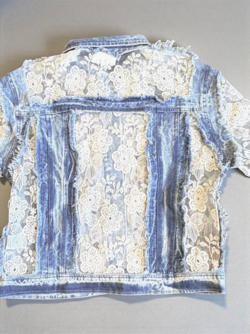 Laced Denim Jacket ￼