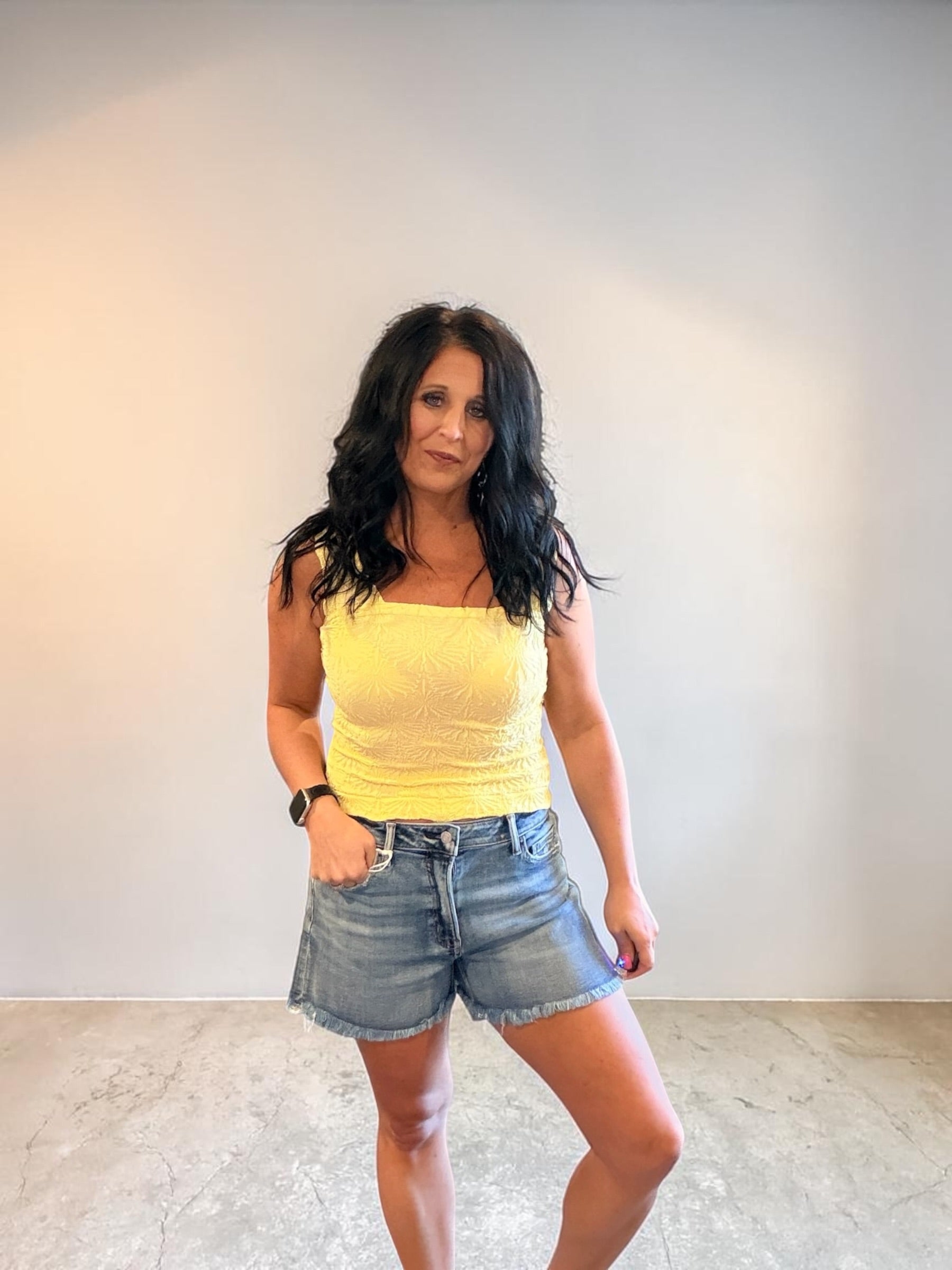 Square Neck Tank-3 colors