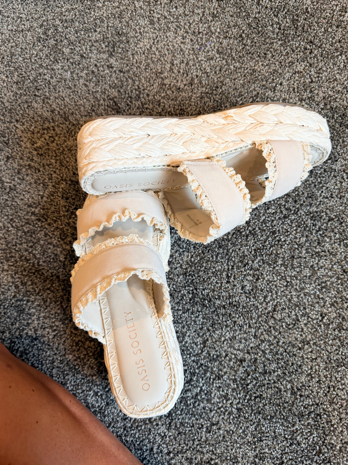 Polly Ruffle Platform Slide on sandal – Unapologetic and Polished