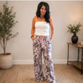 Blush Camo Wide Leg Lounge Pants