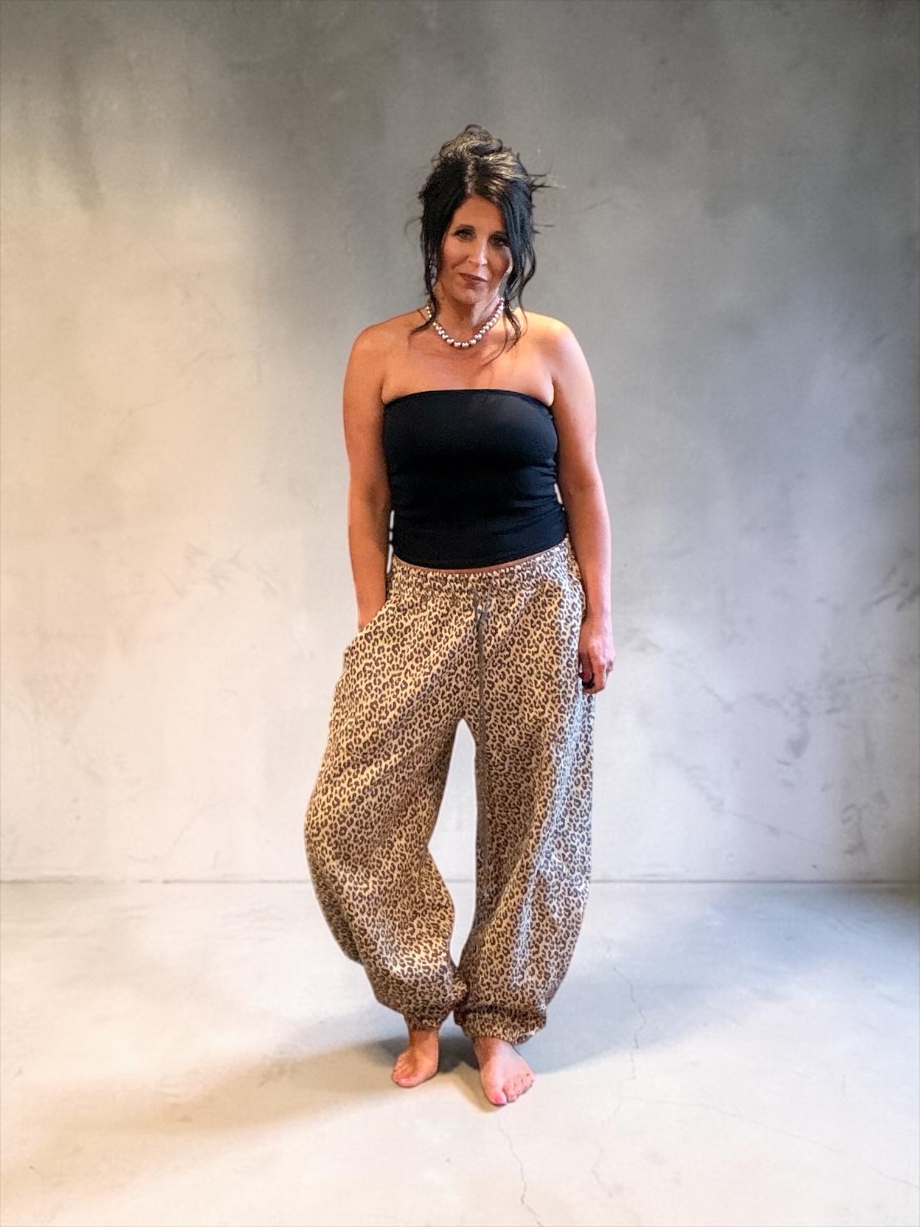 Leopard Print Comfy Pant