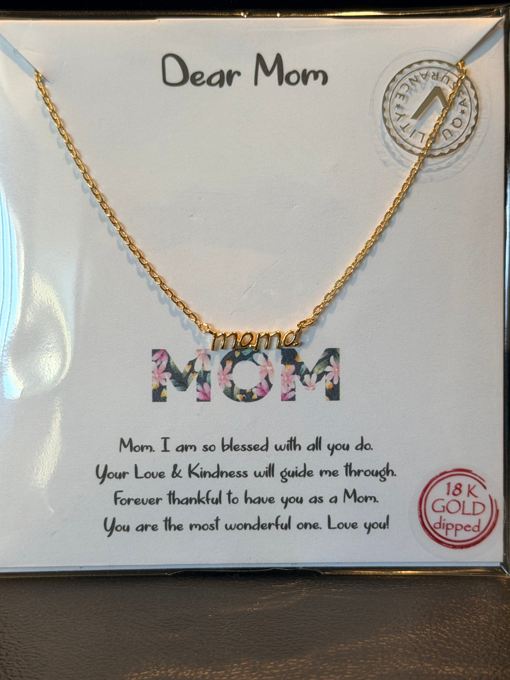 Dainty Mama Gold Necklace