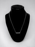 Silver Dainty Bar Necklace