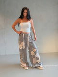 Vintage Bloom Patchwork Pants
