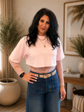 Lace & Luxe Cropped Top Body Suit