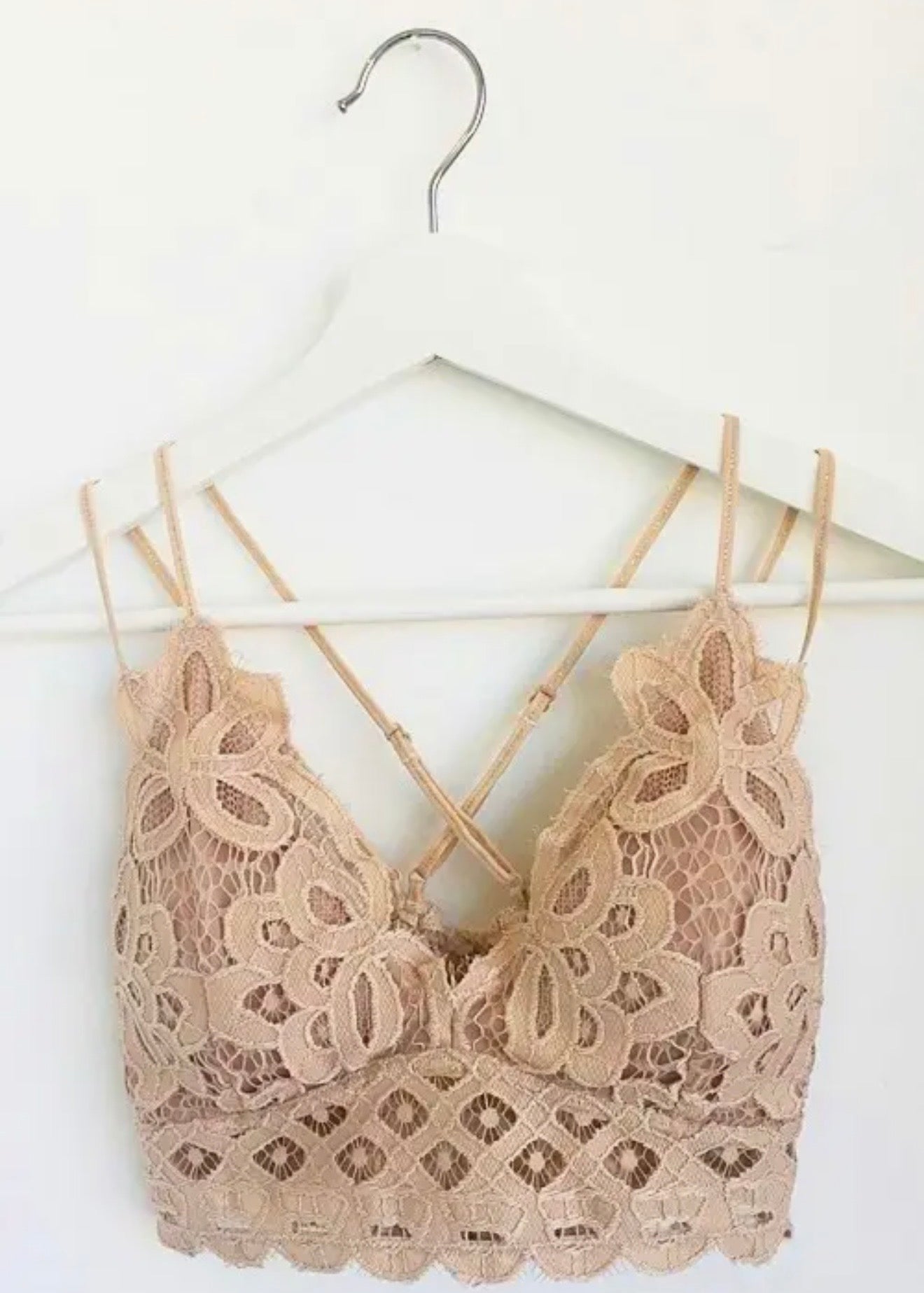Tan Floral Undershirt