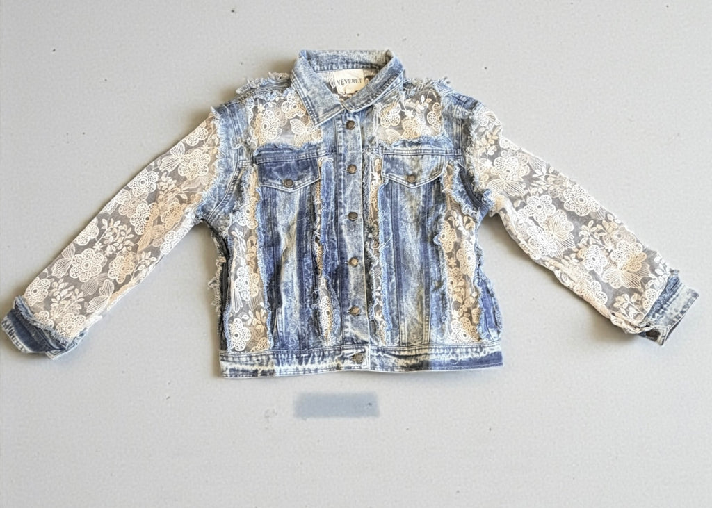 Laced Denim Jacket ￼