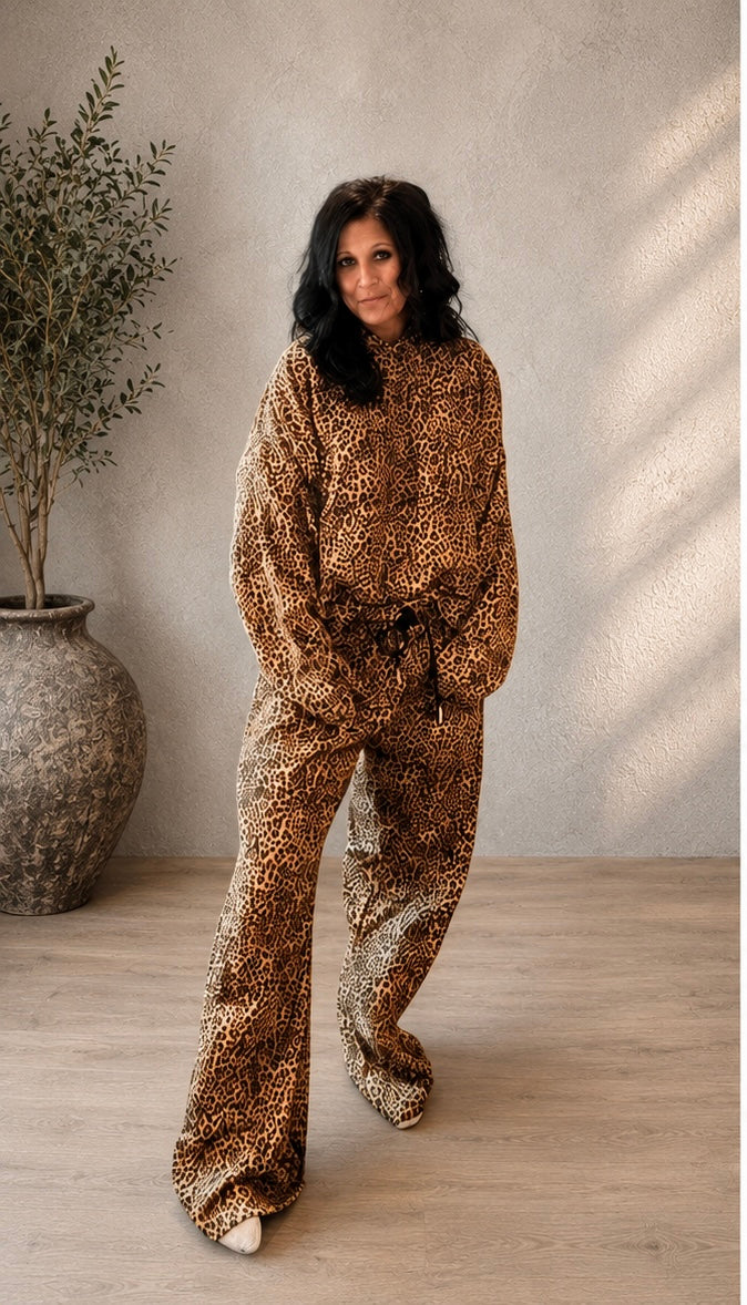 Wild at Heart Leopard Sweat Set
