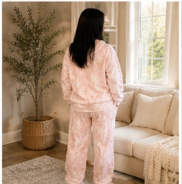 Blush & Cozy Camo Lounge Set