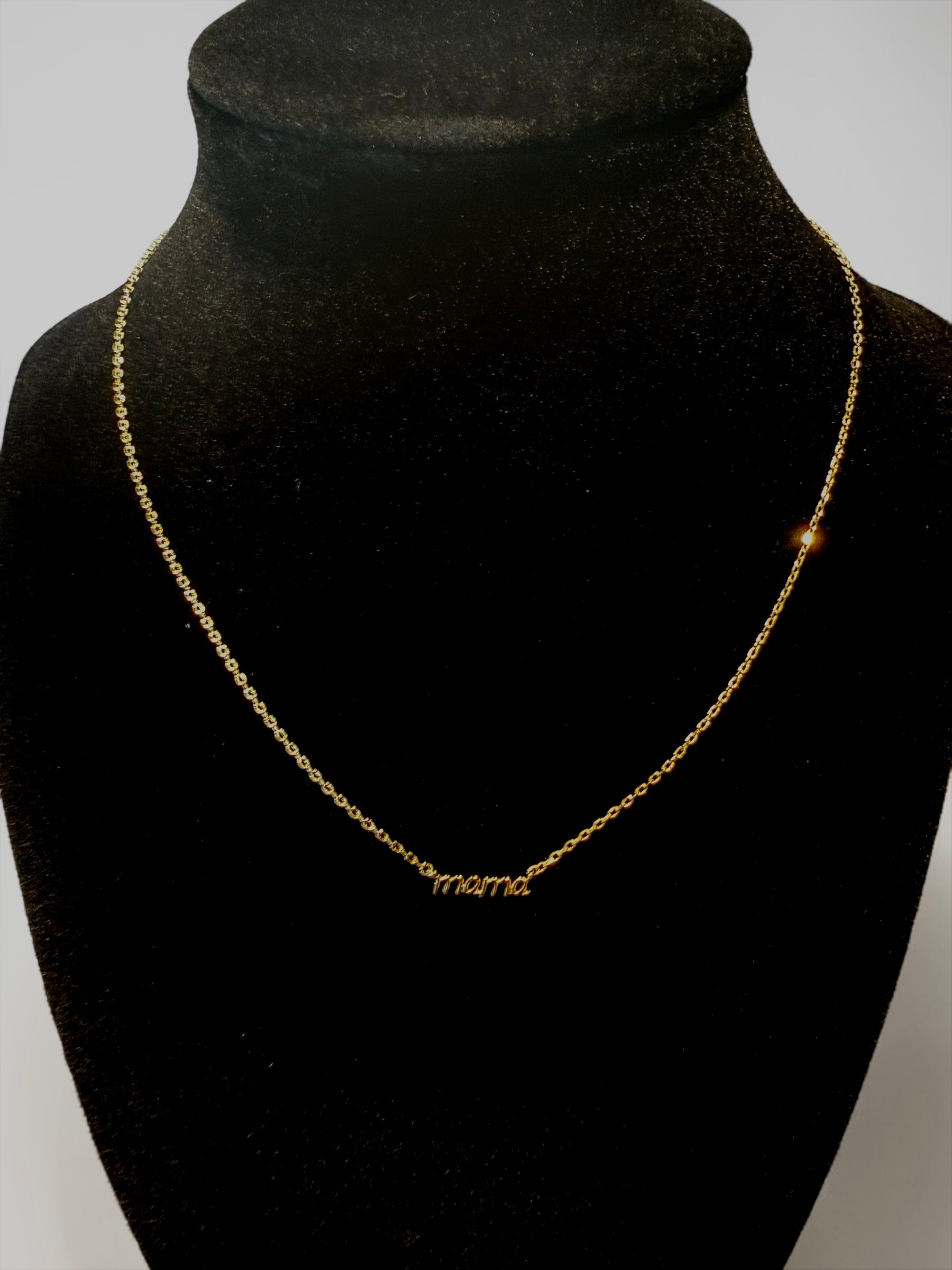 Dainty Mama Gold Necklace