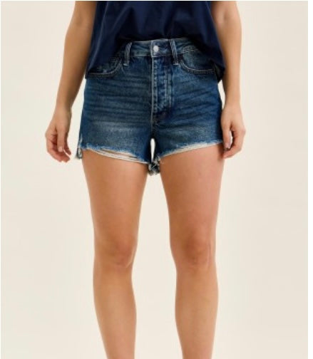 Judy Blue Dark Denim Shorts