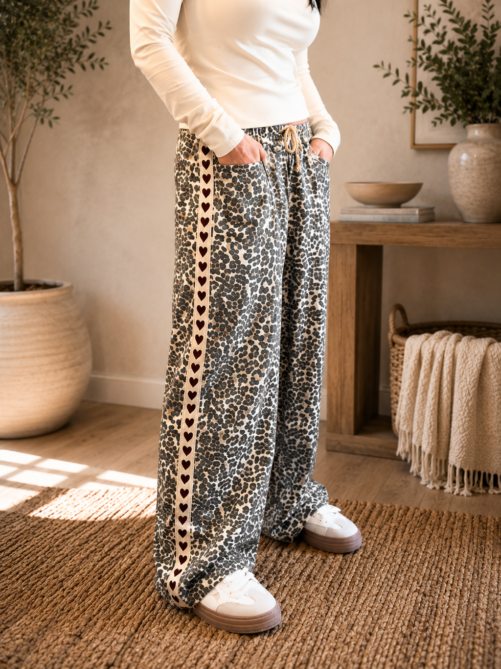 Wild at Heart Wide Leg Pants