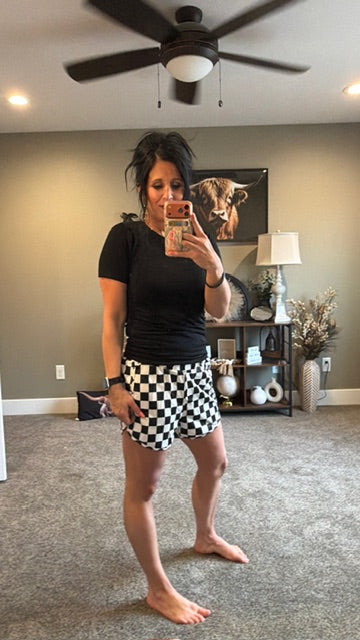 Checkered Shorts