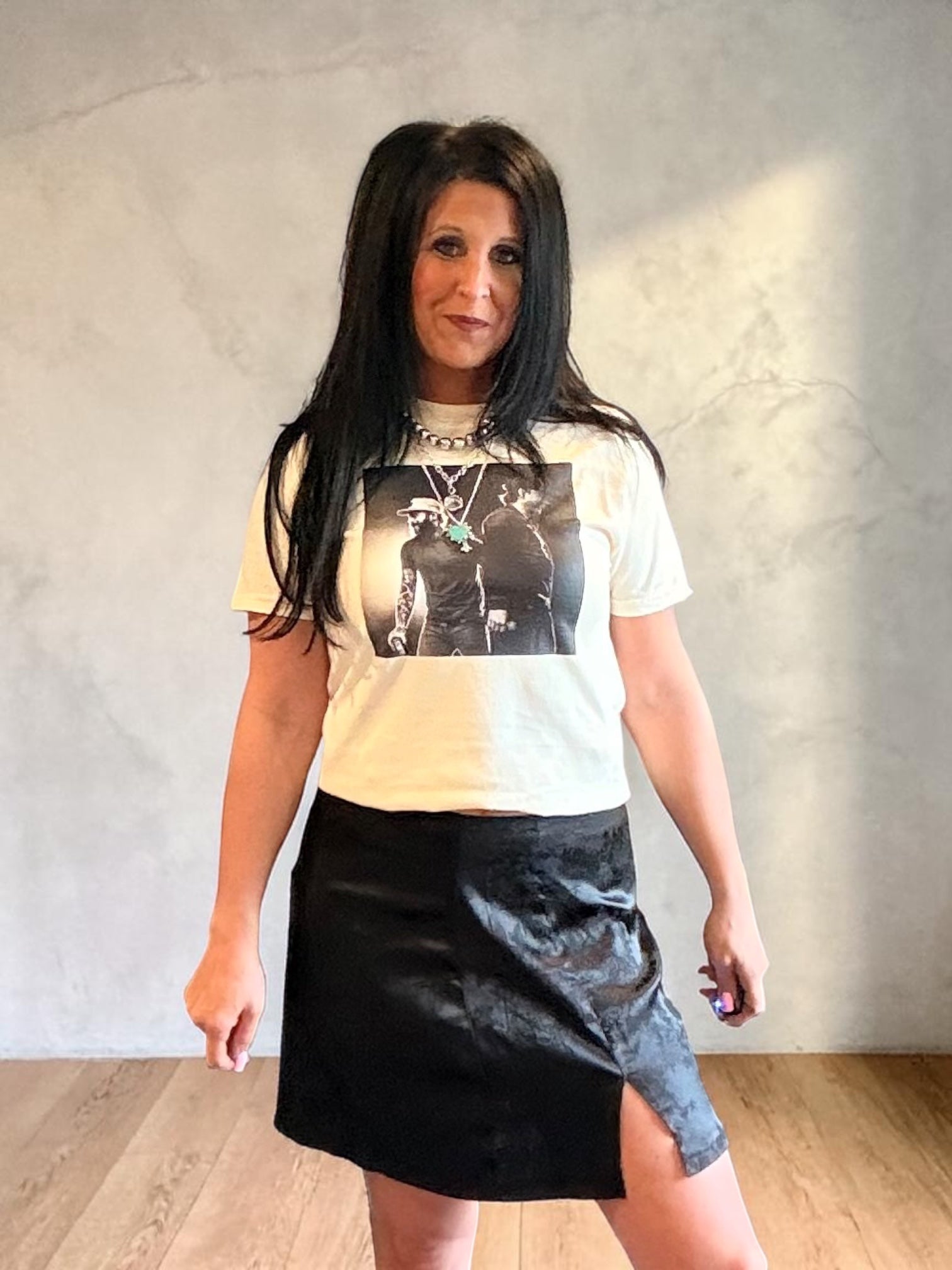 Midnight Edge Mini Skirt