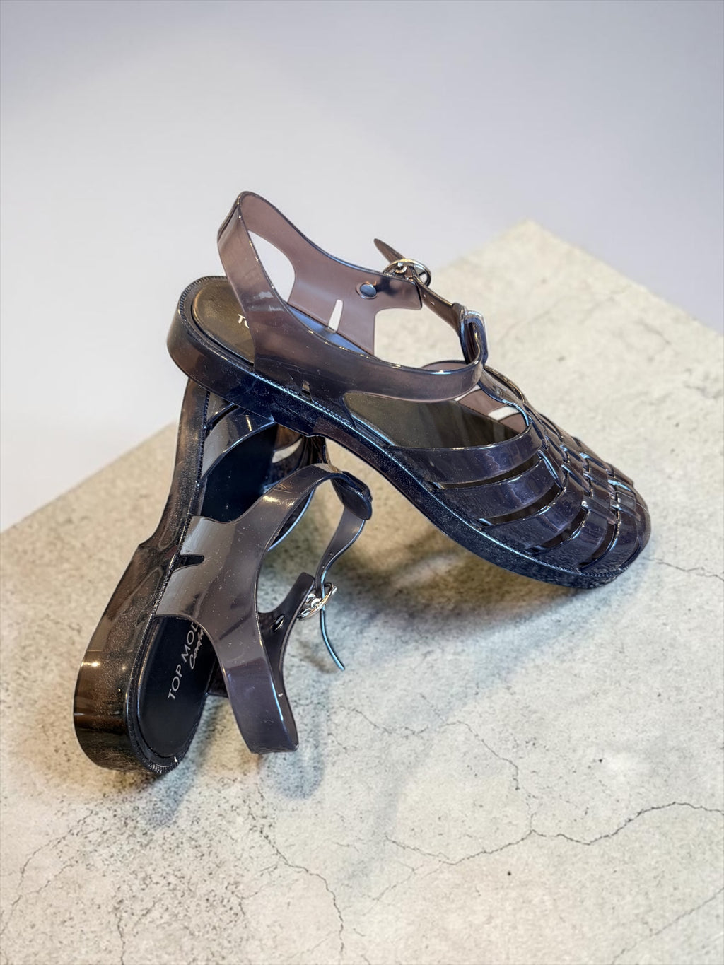 Black Jelly Shoes