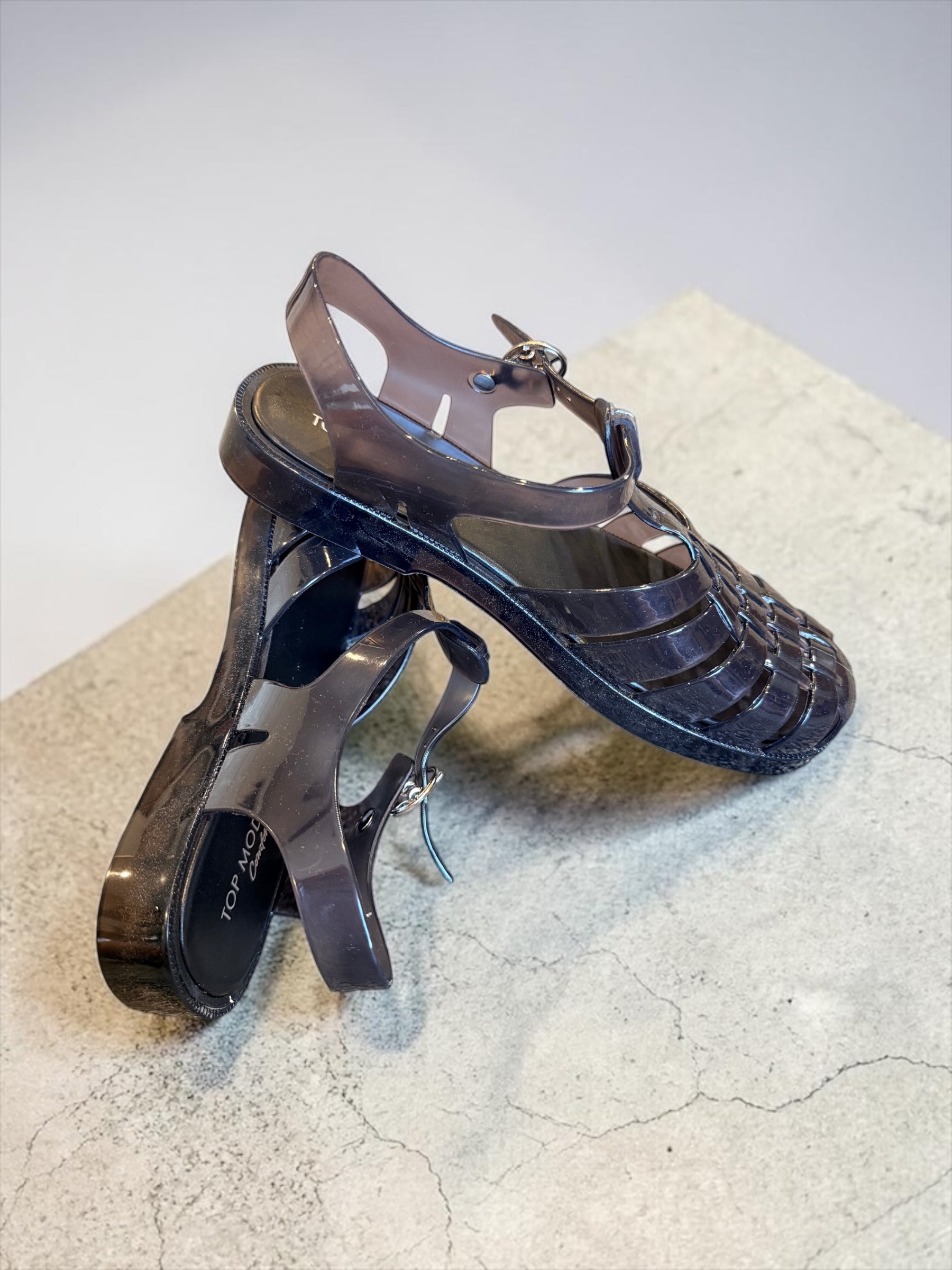 Black Jelly Shoes