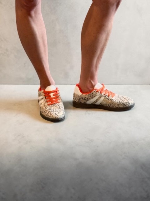 Rose Gold Leopard Print Shoe