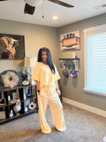 Eyelet Laced Patch Yellow Set