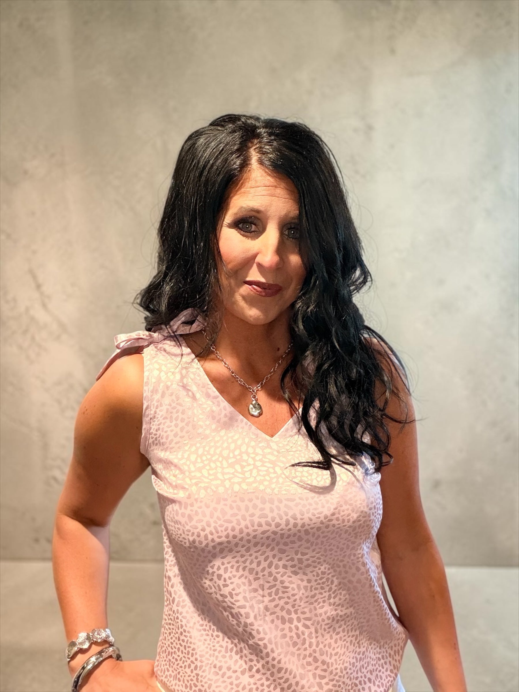 Blush Leopard Tank