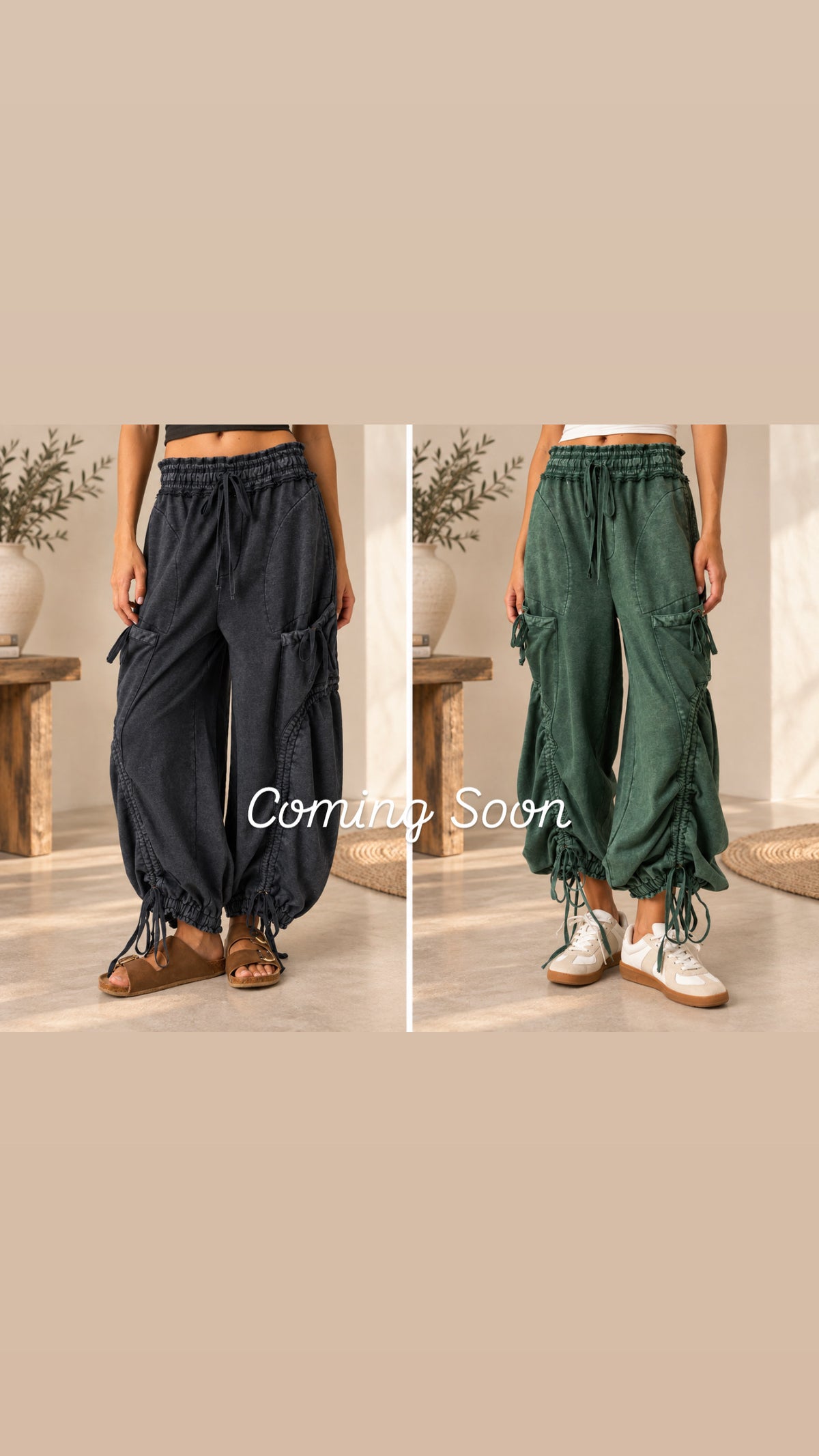 The Dusty Rose Cinch Cargo Pants