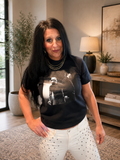 I Had Some Help Graphic Tee- Black