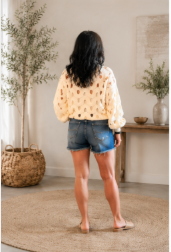 Ivory Breeze Open Knit Sweater