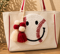 Home Run Canvas Tote
