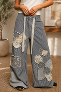 Vintage Bloom Patchwork Pants
