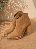 Champagne Trail Western Booties