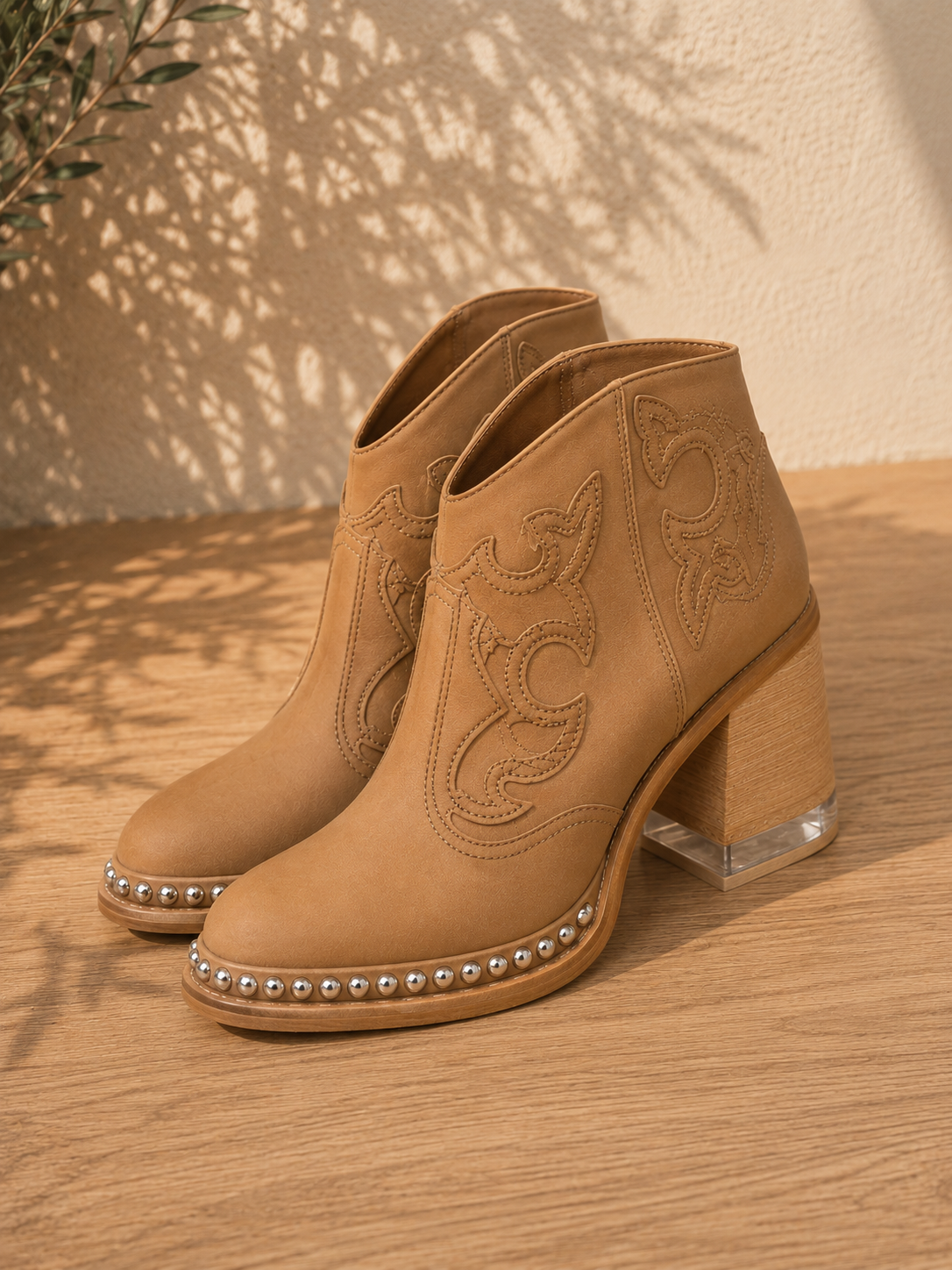 Champagne Trail Western Booties